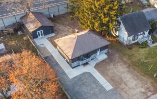 BCIN permit drawings and design-build construction for legal basement apartment in Ontario