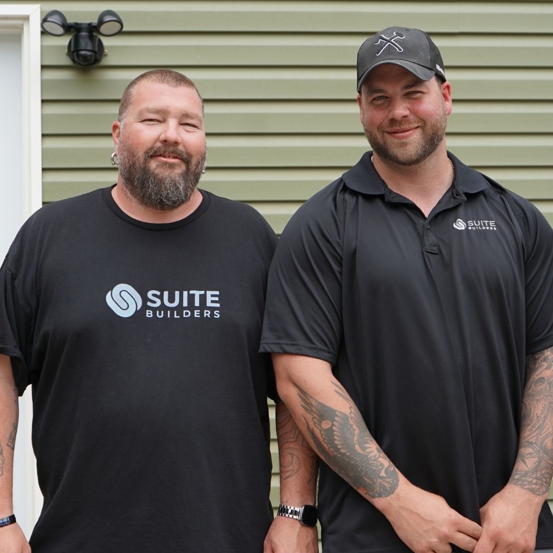 Suite Builders Team Photo Gary Harp and Daryl Borden